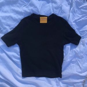 Nu Swim Black Cotton Daily Tee XS